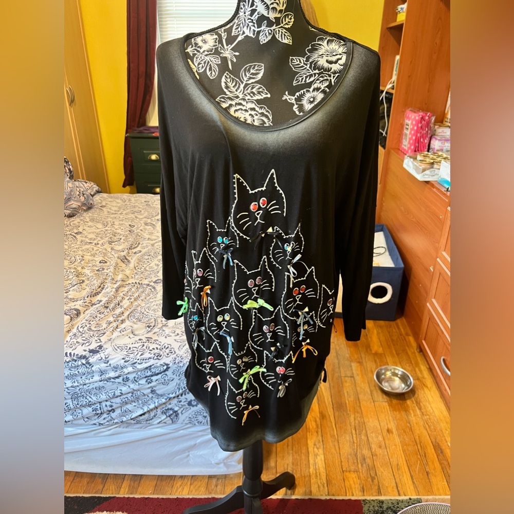 Cute Cat Tunic Top